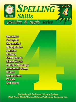 cover image of Spelling Skills, Grade 4